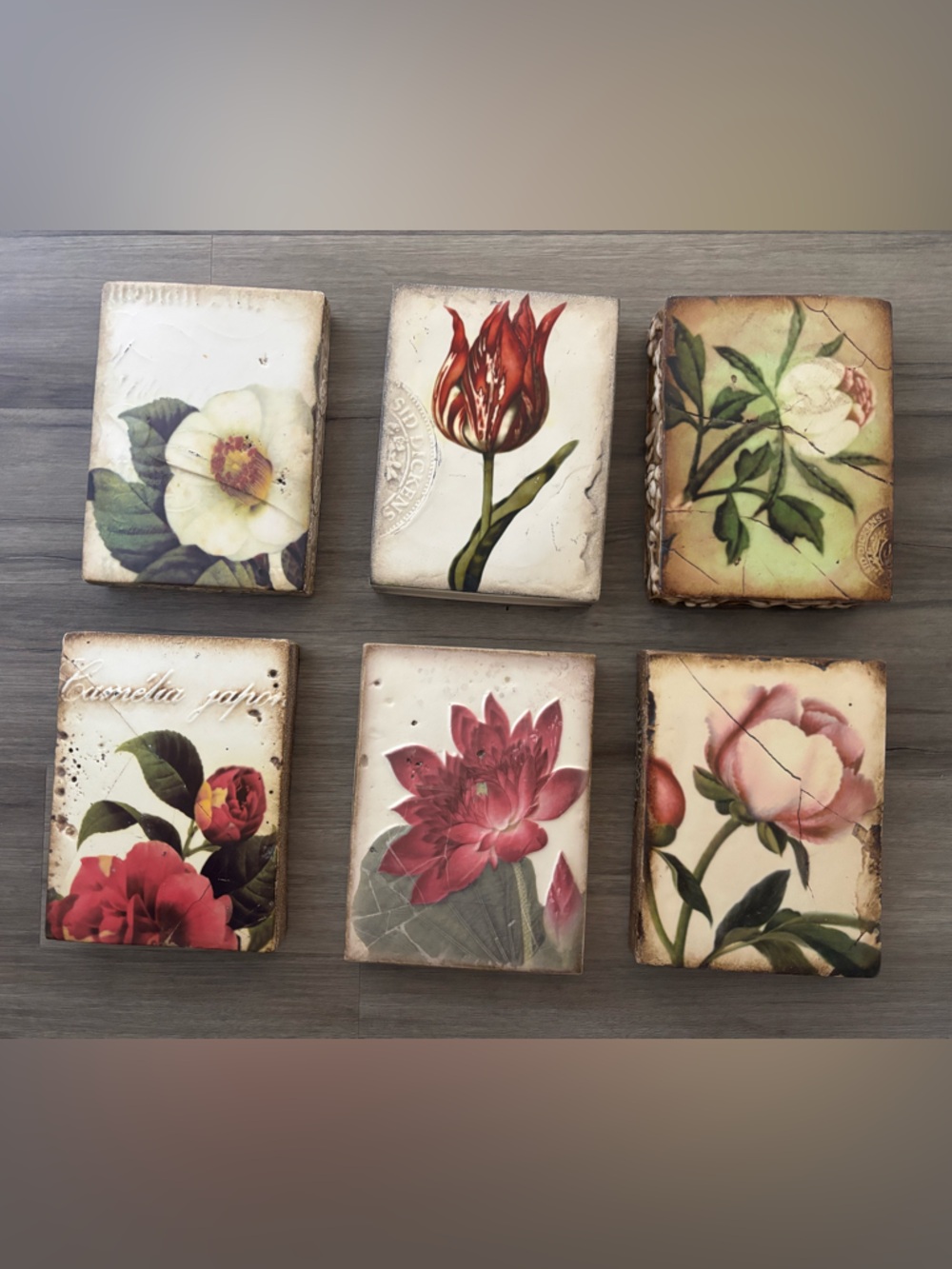 Sid Dickens Floral Tile Art - Pink Peony - Picture 4 of 4